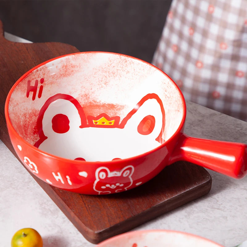 Keramik Backform – Süsses Cartoon-Design – 0.58 l Volumen