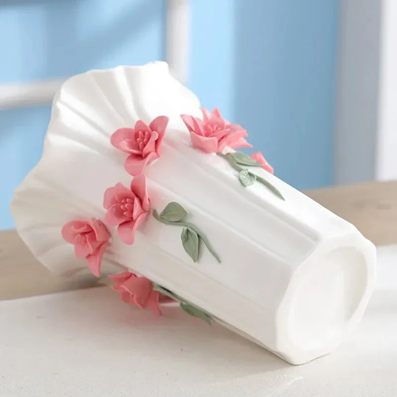 Keramik Blumen Vase – Europäisch Stil – 22x16.5cm