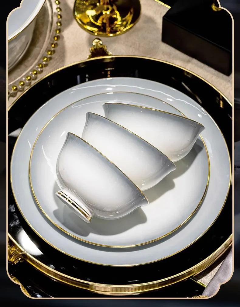 Keramik Bone China Set im koreanischen Stil, Farbe: F aus umweltfreundlichem Material