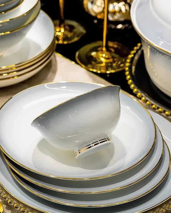 Bone China Keramik Set in Farbe A, umweltfreundlich, koreanisches Design