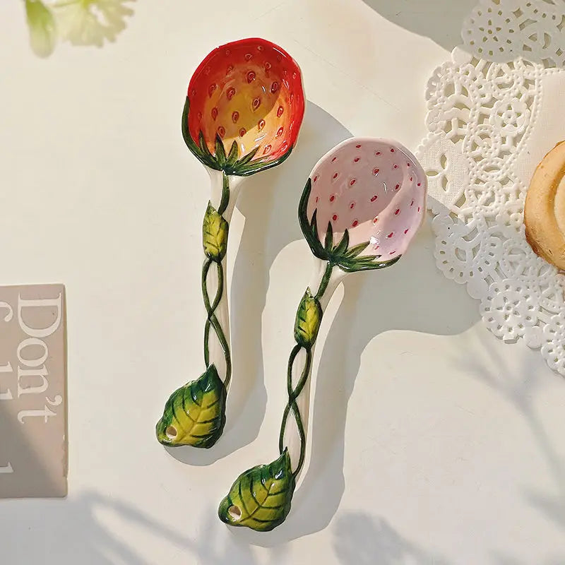 Keramik Dessertlöffel – Niedliches Design – Für Familien