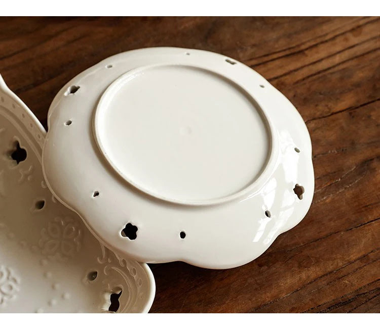 Keramik Dim Sum Teller – Europäisch - Hotelgebrauch