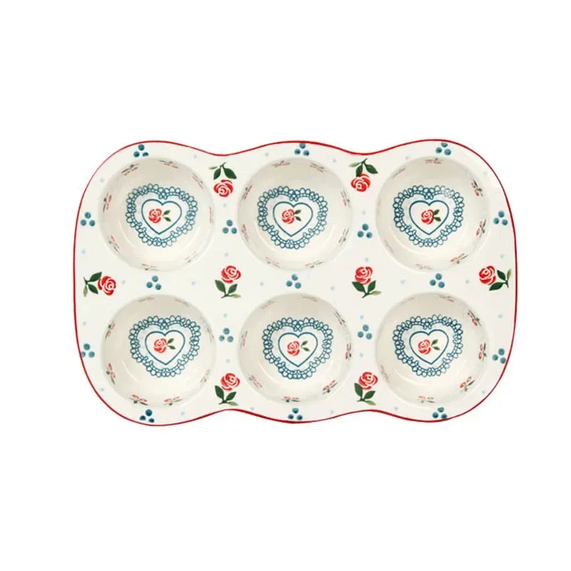 Keramik-Eierhalter – Nordic Kirschen – 30x19x4cm