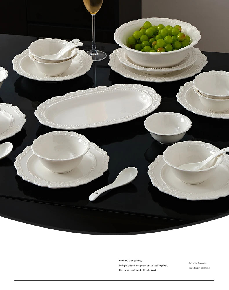 Keramik Essteller – Vintage Französisch – 8.4 Inches