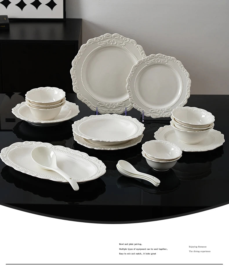 Keramik Essteller – Vintage Französisch – 8.4 Inches