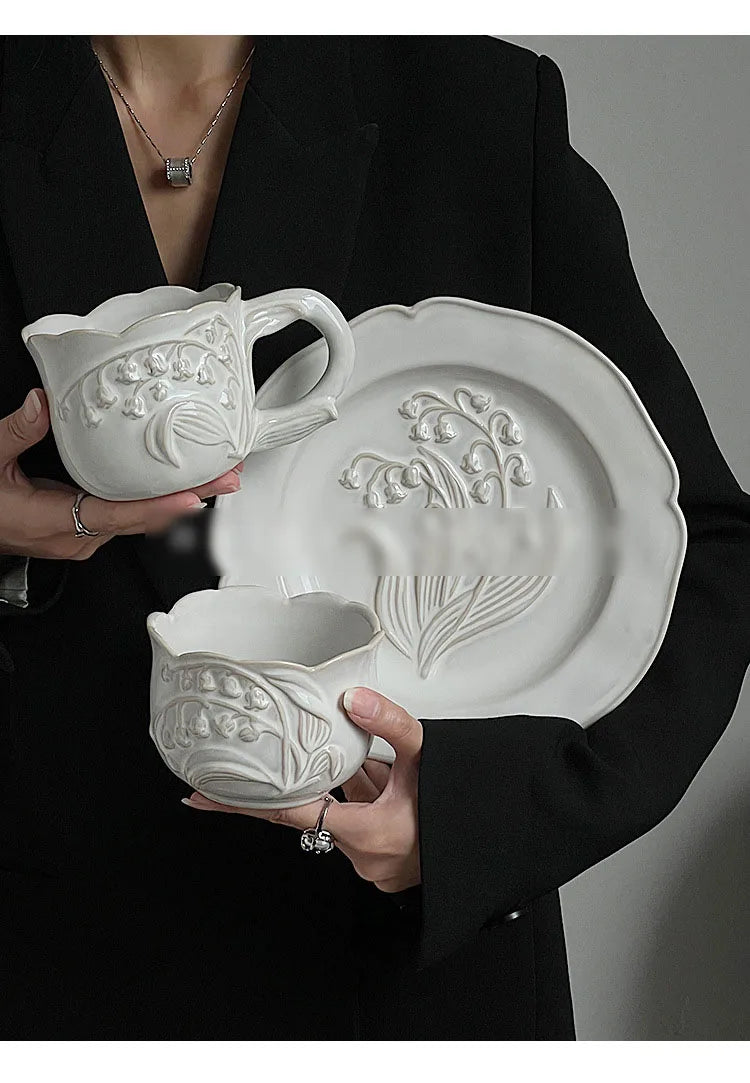 Keramik Geschirr Set – Europäisches Design – Teezeit-tauglich