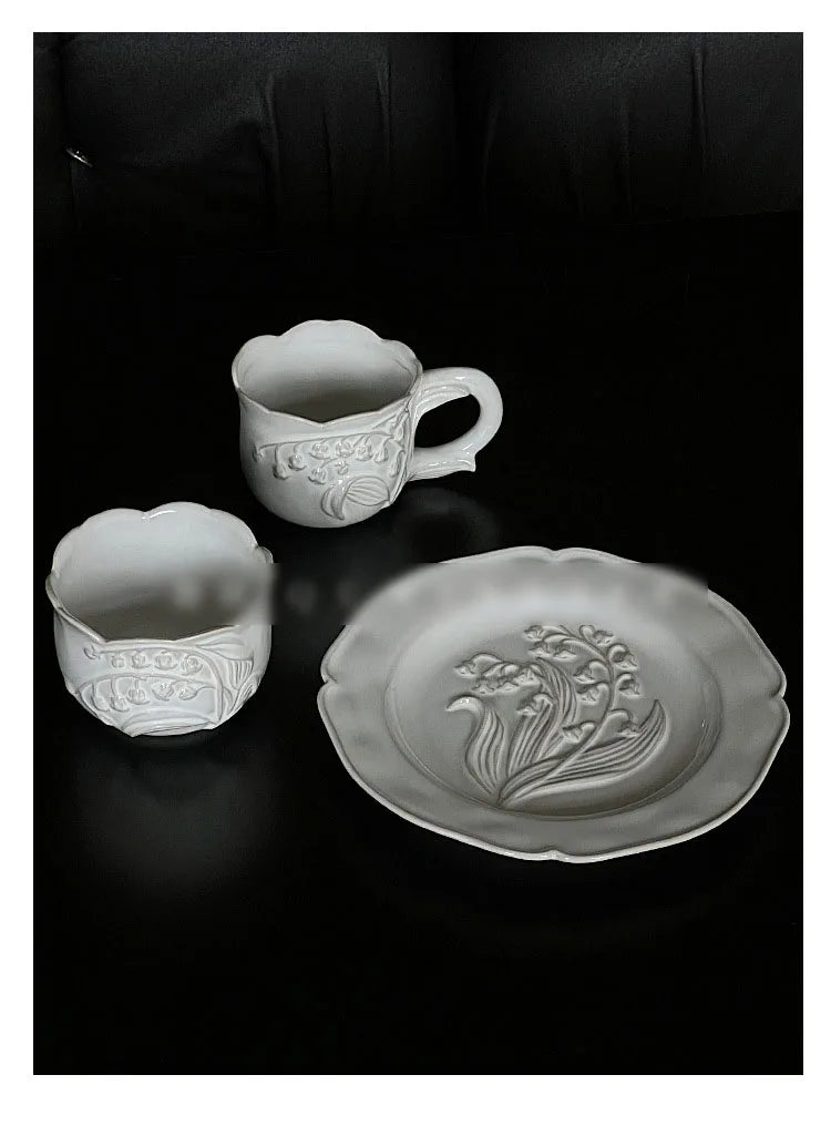 Keramik Geschirr Set – Europäisches Design – Teezeit-tauglich