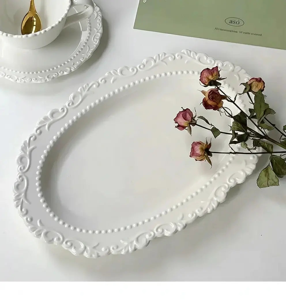 Keramik Geschirrset – Retro Stil – Westliche Küche