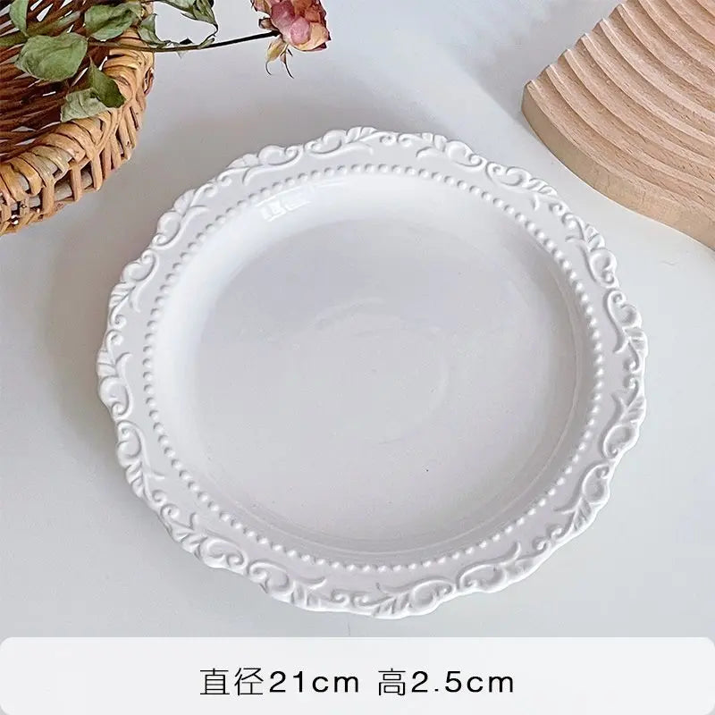 Keramik Geschirrset – Retro Stil – Westliche Küche