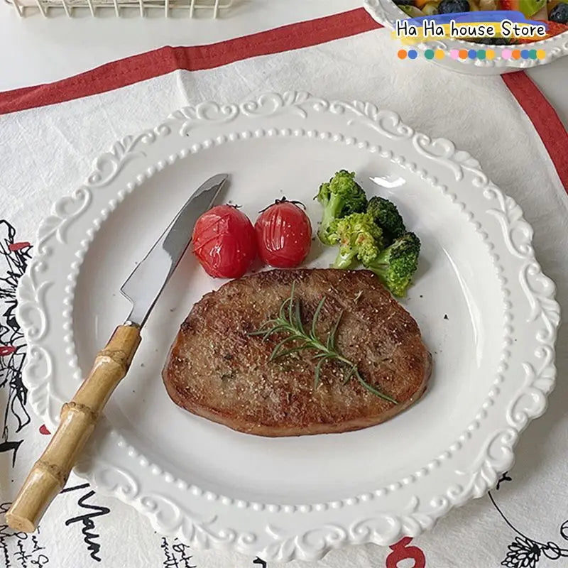 Keramik Geschirrset – Retro Stil – Westliche Küche