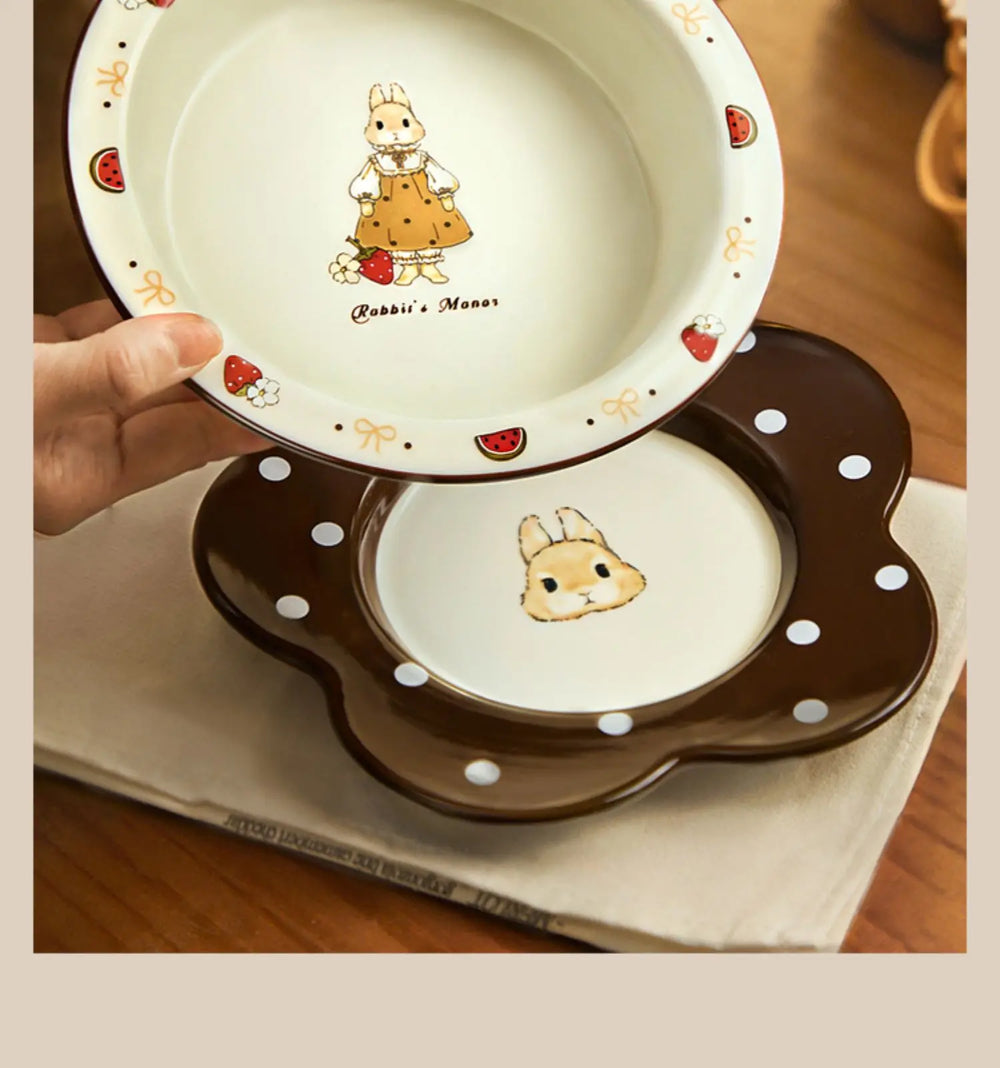 Keramik Hasenschale – Porzellan Relief Design – 11.4cm