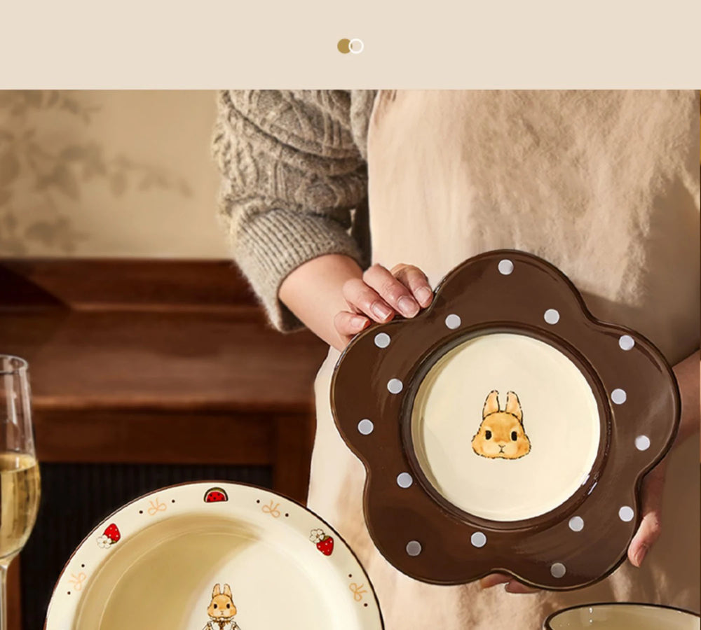 Keramik Hasenschale – Porzellan Relief Design – 11.4cm