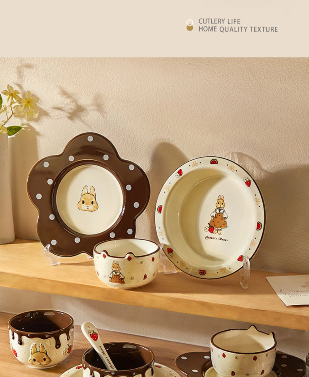 Keramik Hasenschale – Porzellan Relief Design – 11.4cm