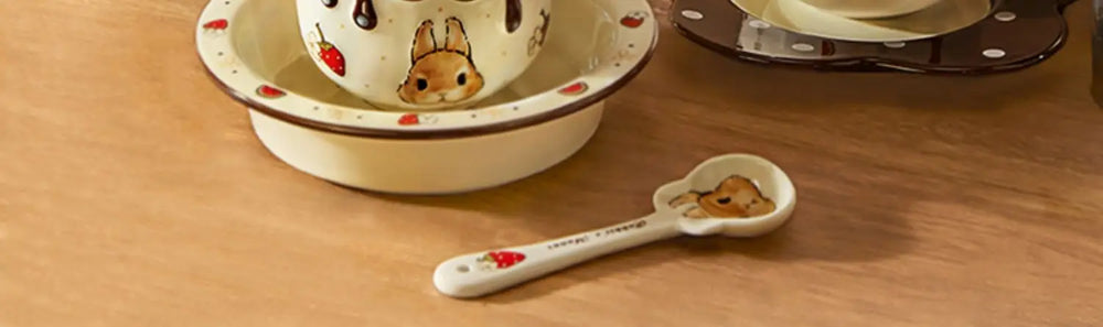 Keramik Hasenschale – Porzellan Relief Design – 11.4cm