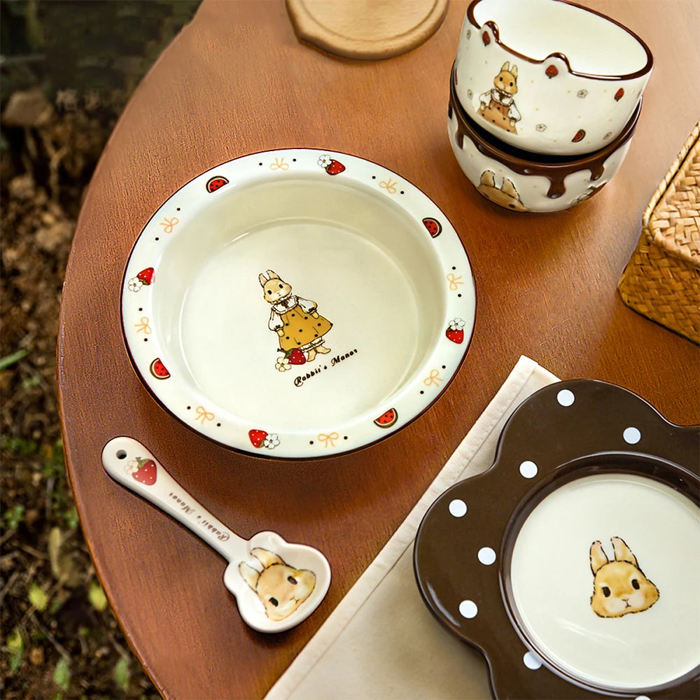 Keramik Hasenschale – Porzellan Relief Design – 11.4cm