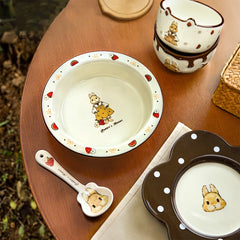 Keramik Hasenschale – Porzellan Relief Design – 11.4cm