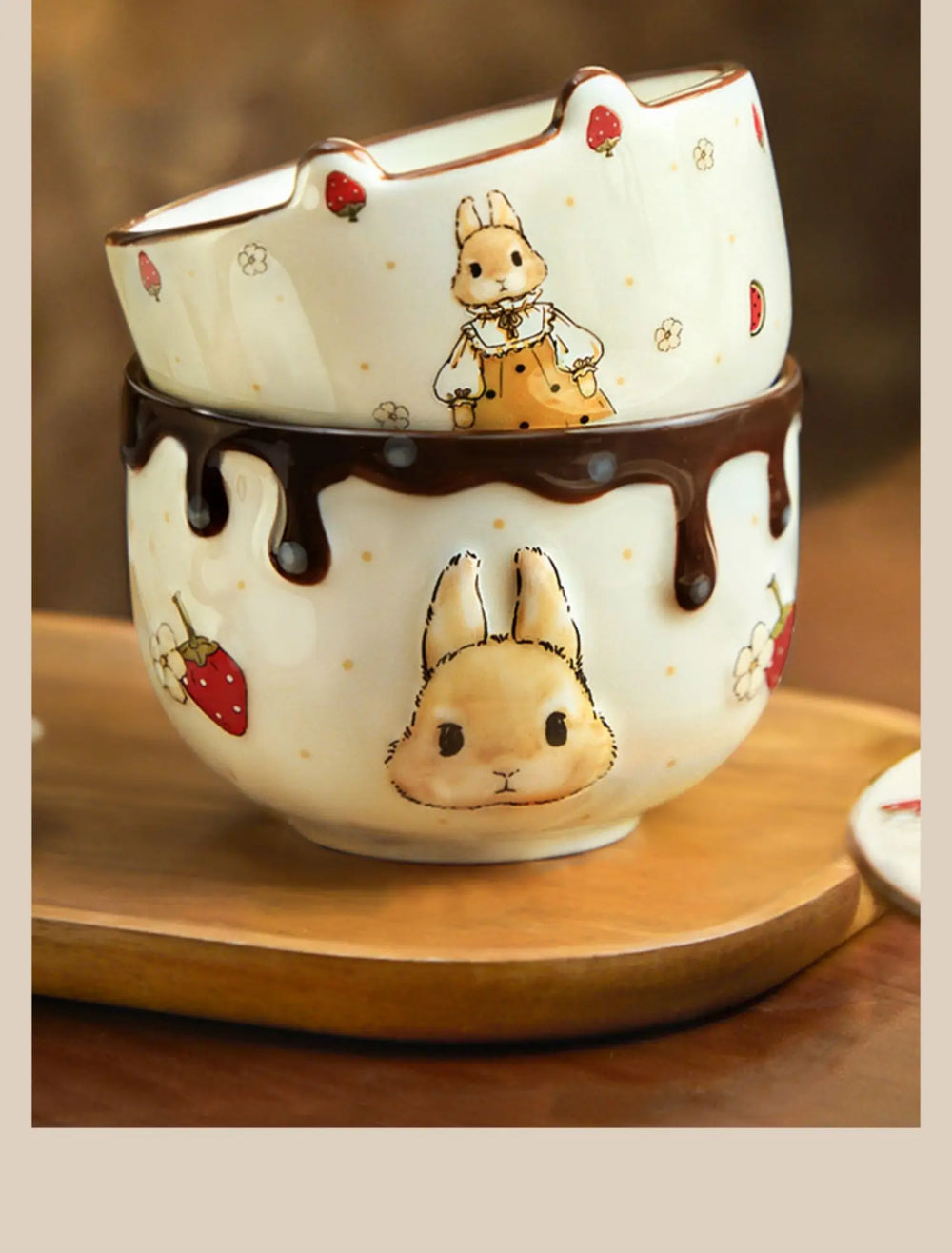 Keramik Hasenschale – Porzellan Relief Design – 11.4cm