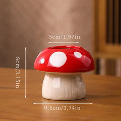 Keramik Hydrokulturvase – Ins Stil Rosa Pilz