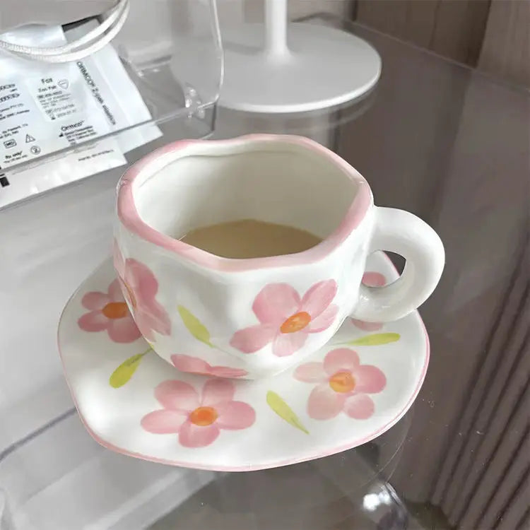 Keramik Kaffee Set – Handgefertigtes Porzellan, Spülmaschinenfest