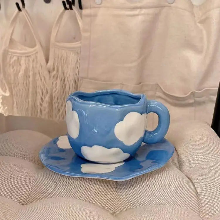 Keramik Kaffee Set – Handgefertigtes Porzellan, Spülmaschinenfest