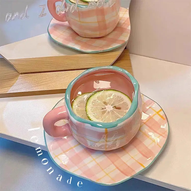 Keramik Kaffee Set – Handgefertigtes Porzellan, Spülmaschinenfest