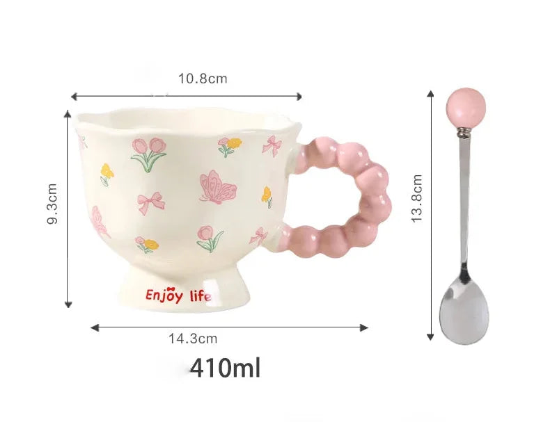 Keramik Kaffeetasse – Porzellan Handgriff – Umweltfreundlich