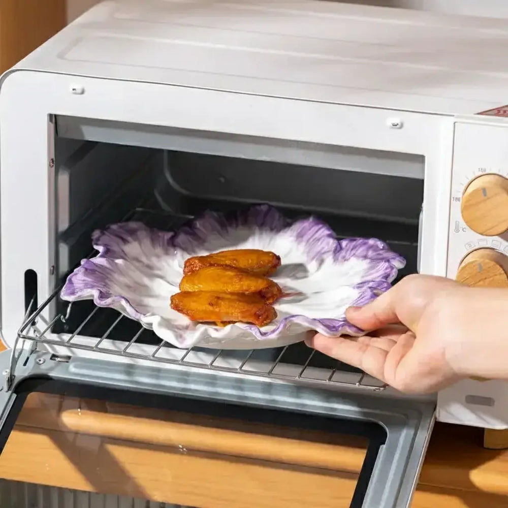 Keramik-Kohl-Plate – Nordischer Stil, 10-Zoll