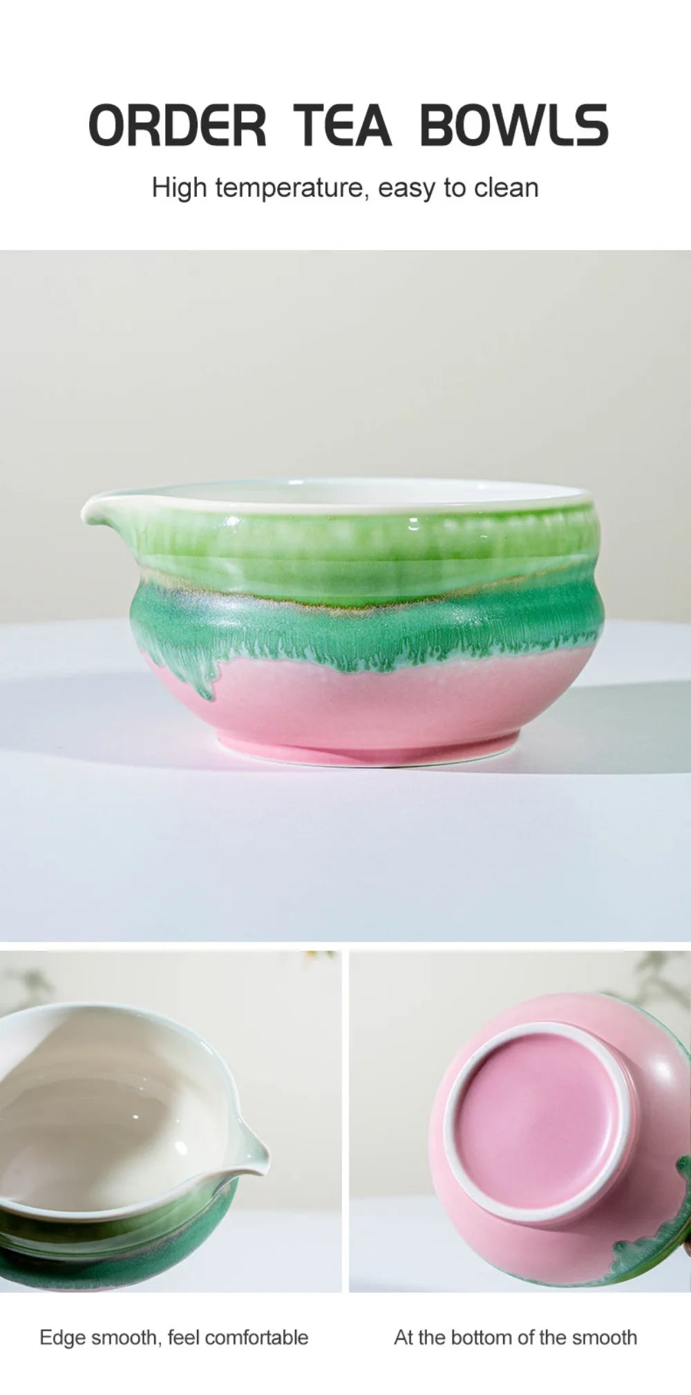 Keramik Matcha Schale – Handgefertigtes Design mit Ausguss