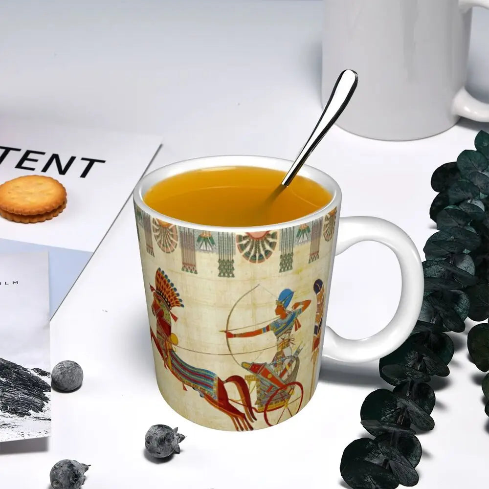 Keramik Mythologie Tasse – Handgriff Klassik Design