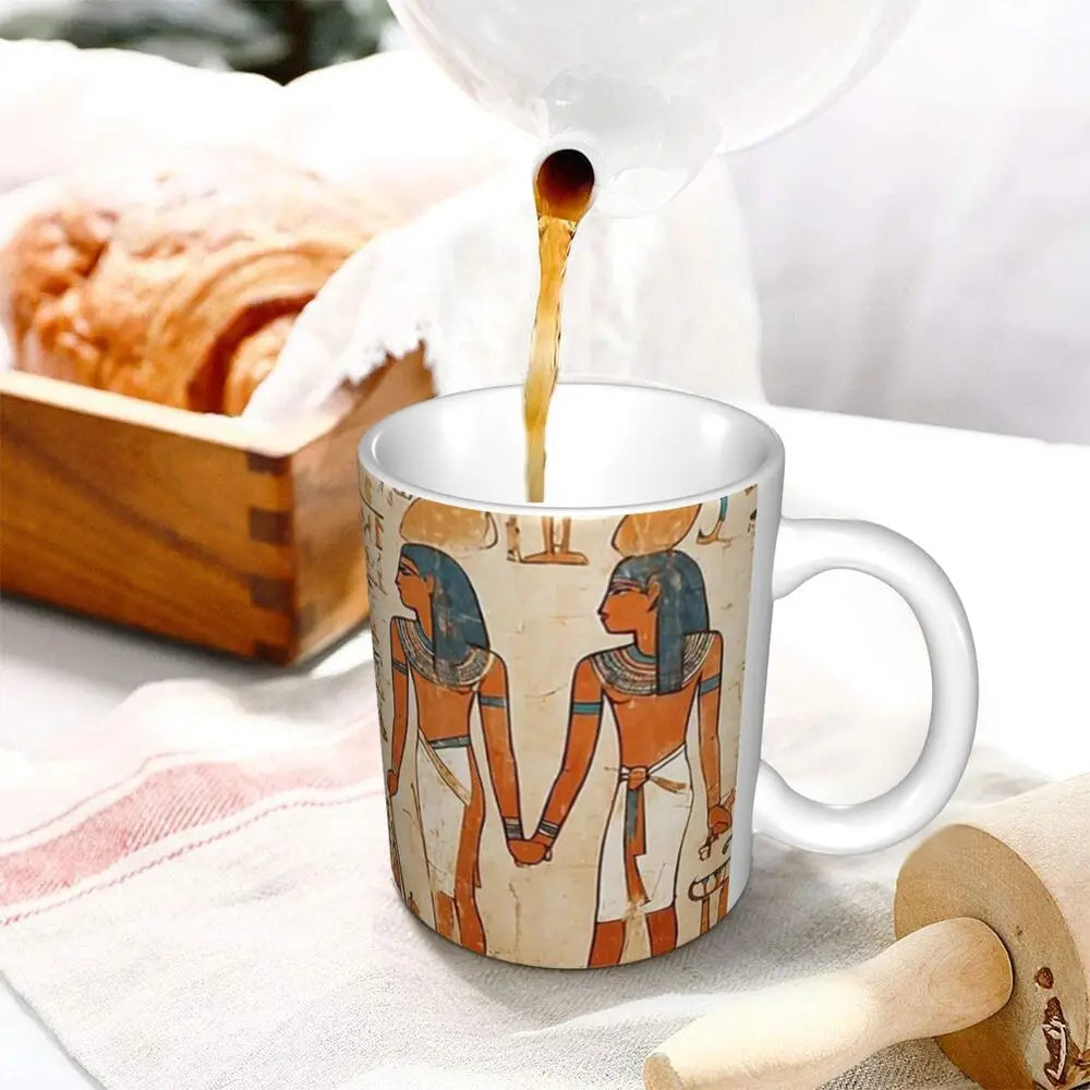 Keramik Mythologie Tasse – Handgriff Klassik Design