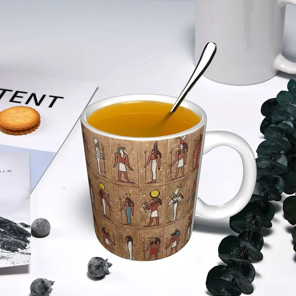 Keramik Mythologie Tasse – Handgriff Klassik Design