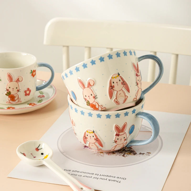 Keramik Osterhasen Teekanne – Porzellan Hasen Motiv