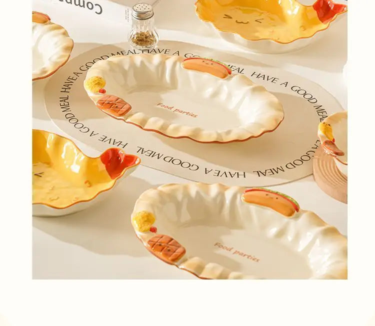 Keramik Schale – Cartoon Design 5.5-Zoll