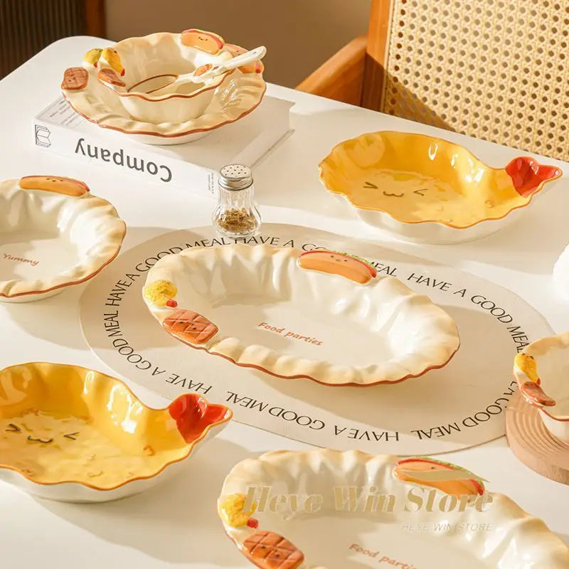 Keramik Schale – Cartoon Design 5.5-Zoll