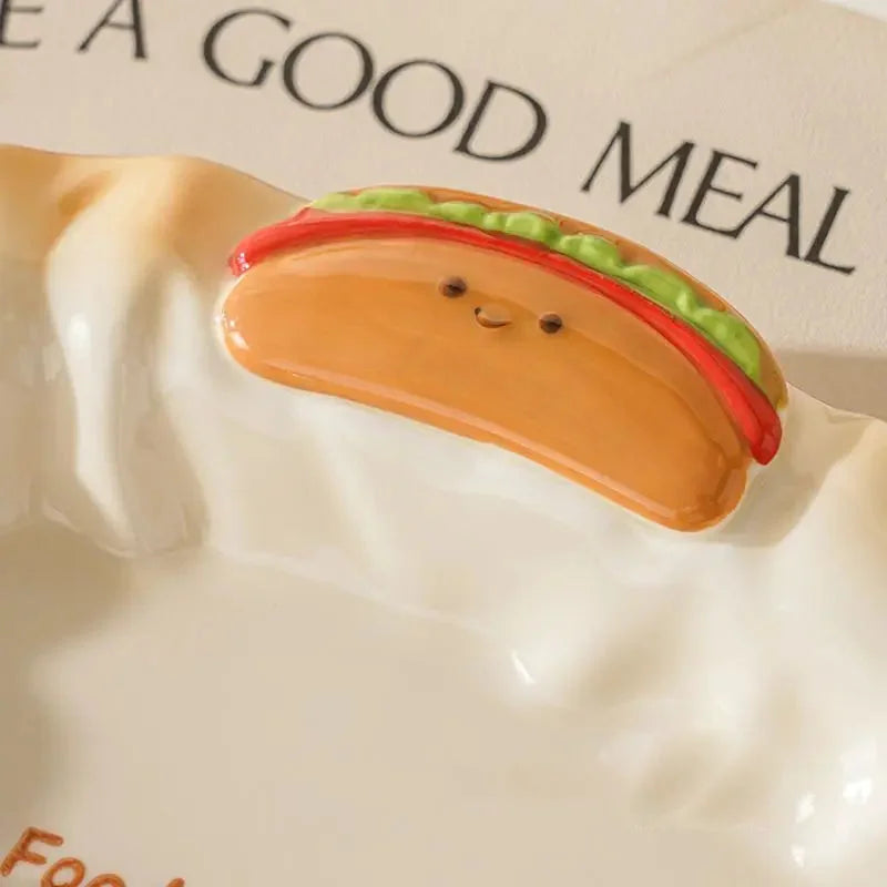 Keramik Schale – Cartoon Design 5.5-Zoll