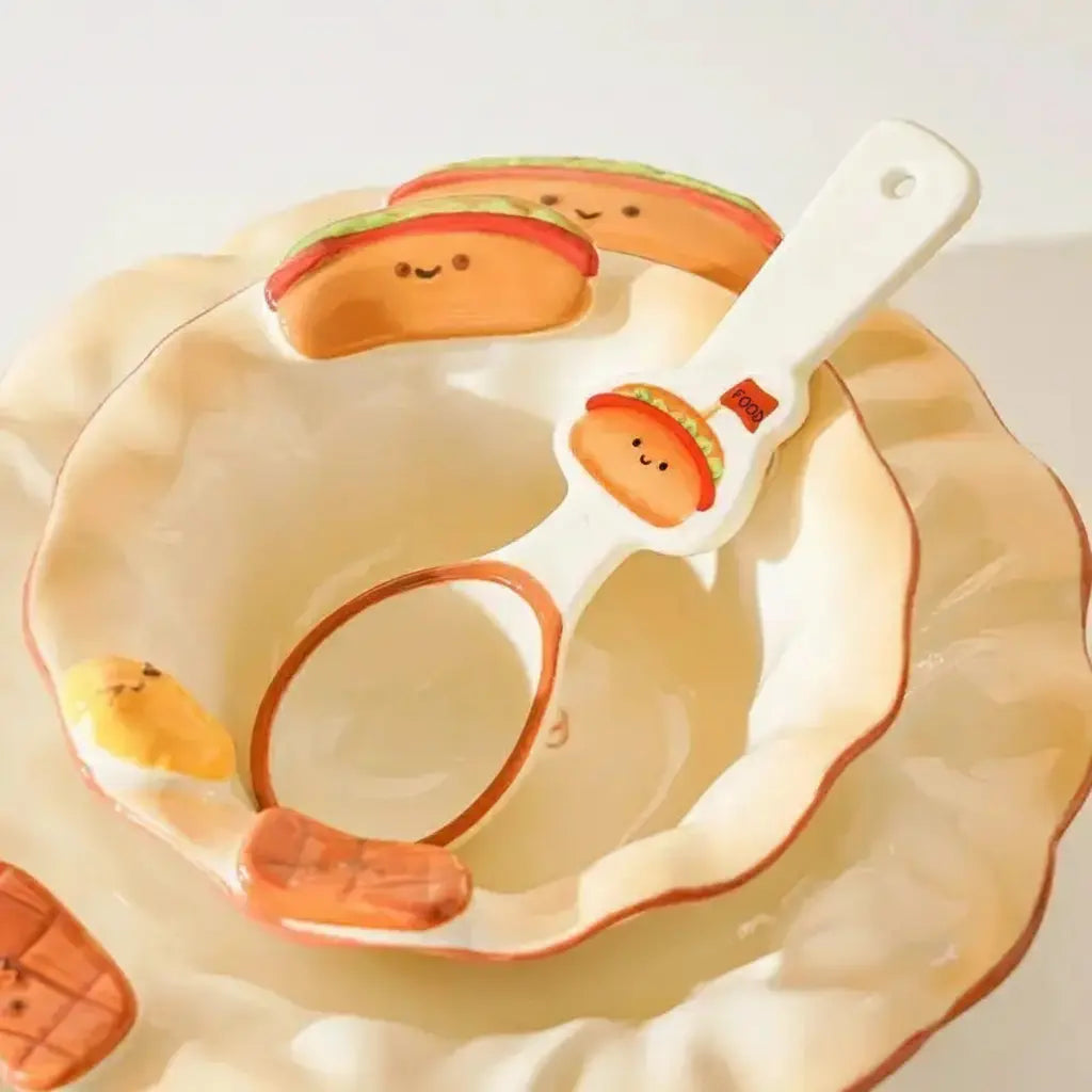 Keramik Schale – Cartoon Design 5.5-Zoll