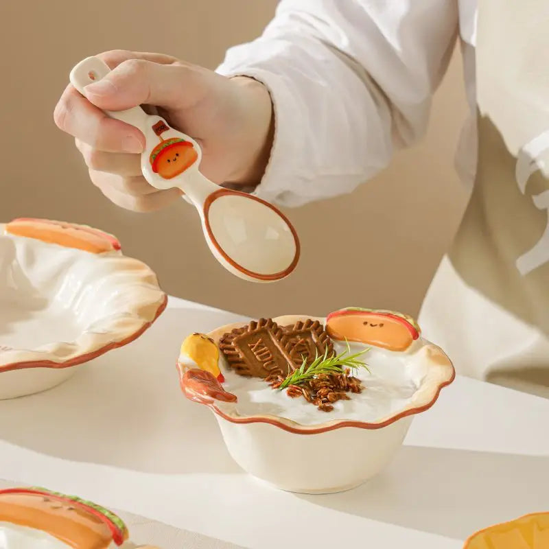 Keramik Schale – Cartoon Design 5.5-Zoll