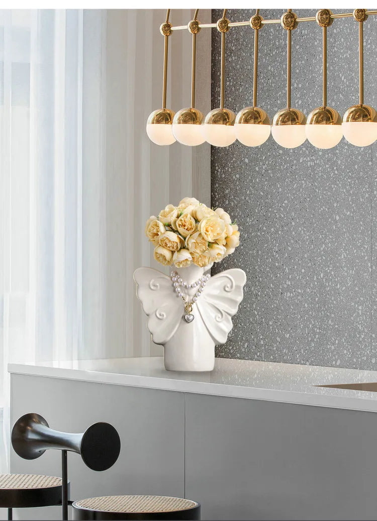 Keramik Schmetterlingsvase – Leichtes Luxusornament fürs Wohnzimmer