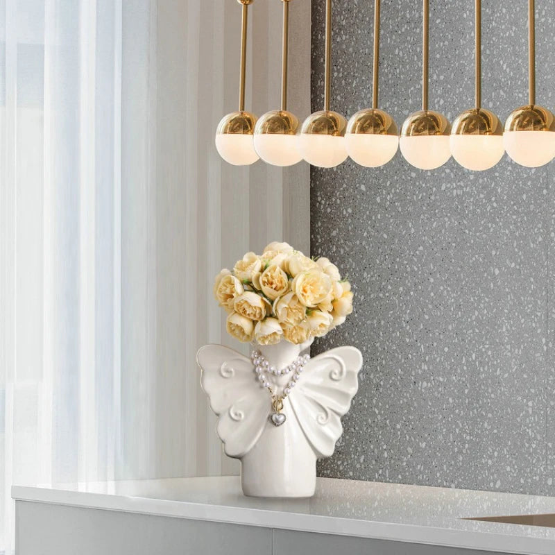 Keramik Schmetterlingsvase – Leichtes Luxusornament fürs Wohnzimmer