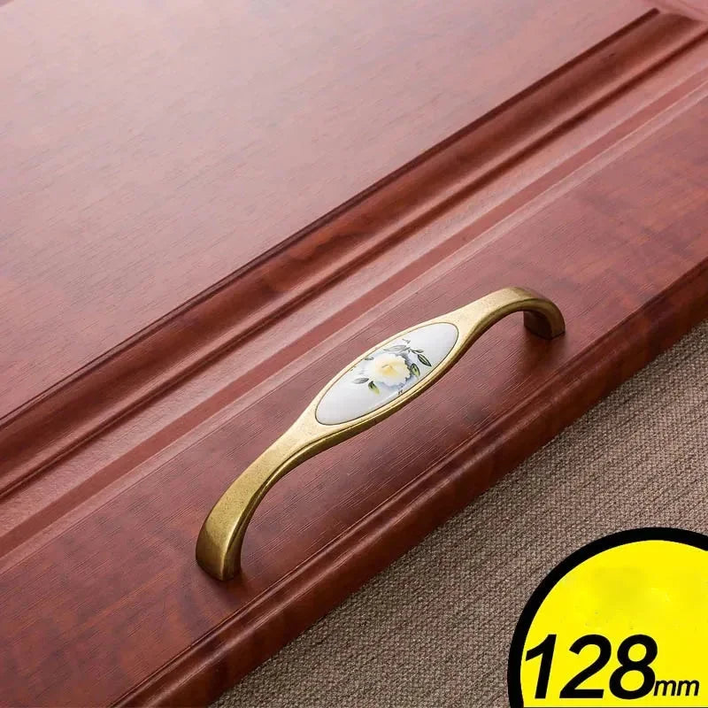 Keramik Schrankgriff – Vintage Design – 96mm