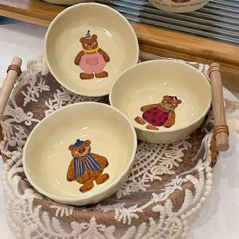 Keramik Schüsselset – Bone China Design – 20 cm Stilvolles Essgeschirr