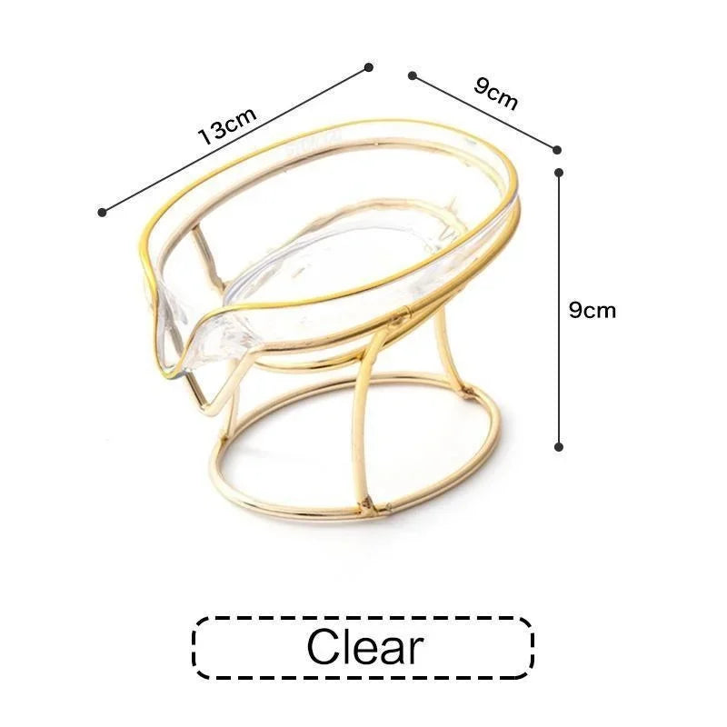 Keramik Seifenschale Blatt – Elegantes Design – Selbstablauf