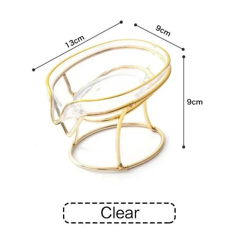Keramik Seifenschale Blatt – Elegantes Design – Selbstablauf
