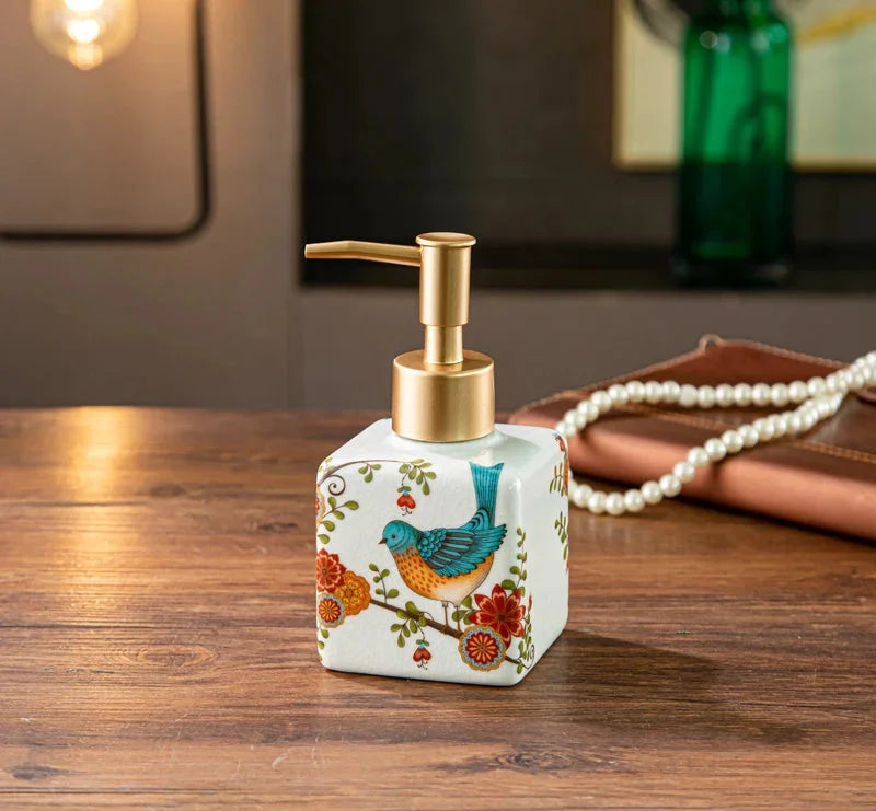 Keramik Seifenspender – Elegantes Design - 200ML Fassungsvermögen