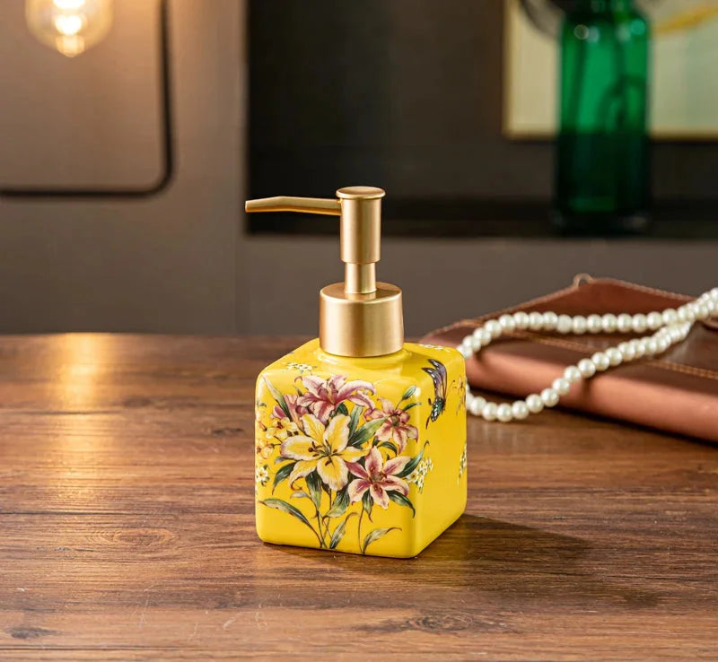 Keramik Seifenspender – Elegantes Design - 200ML Fassungsvermögen