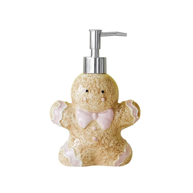 Keramik Seifenspender – Festliches Bär Design – 350ML