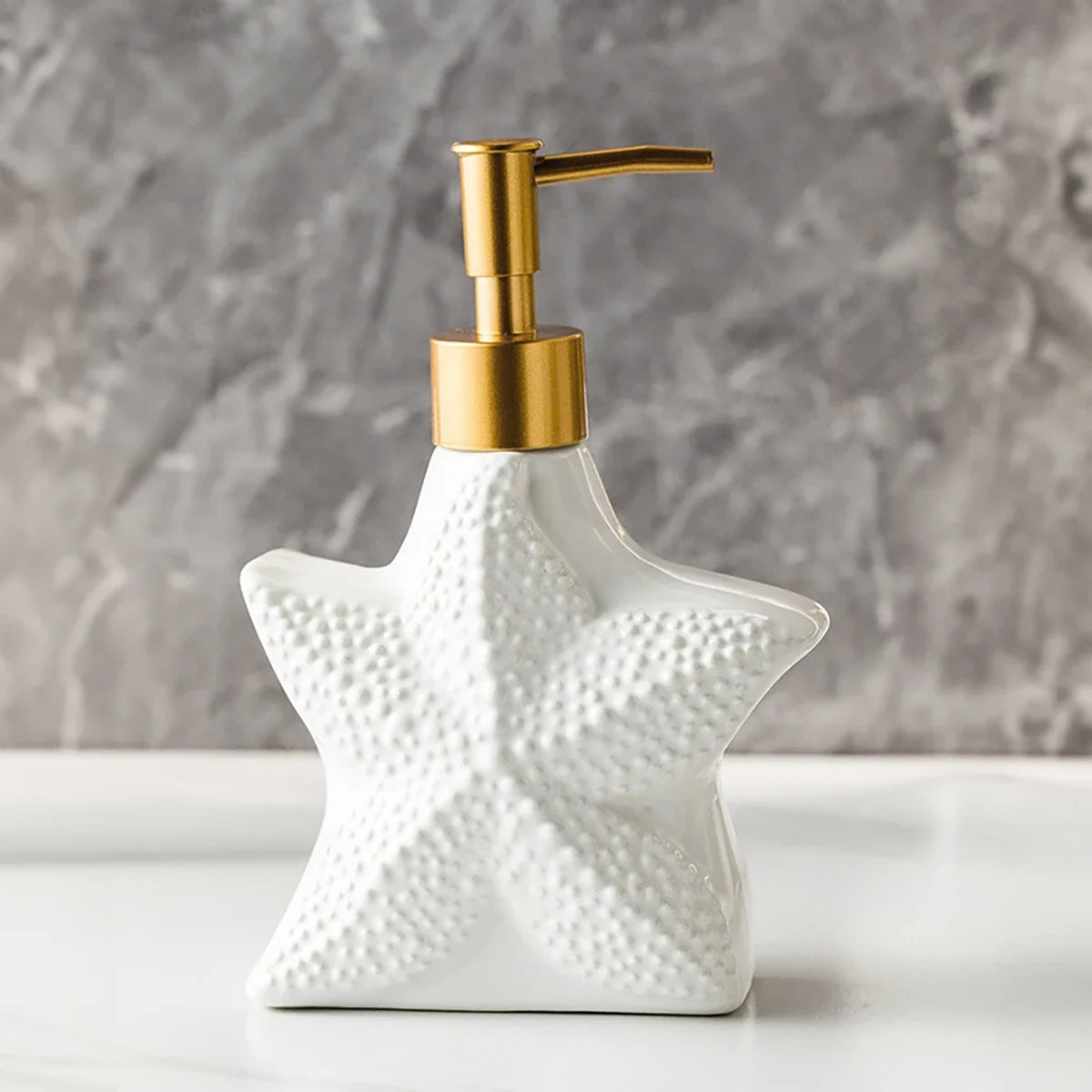 Keramik Seifenspender – Retro Ozean Stil, 18cm