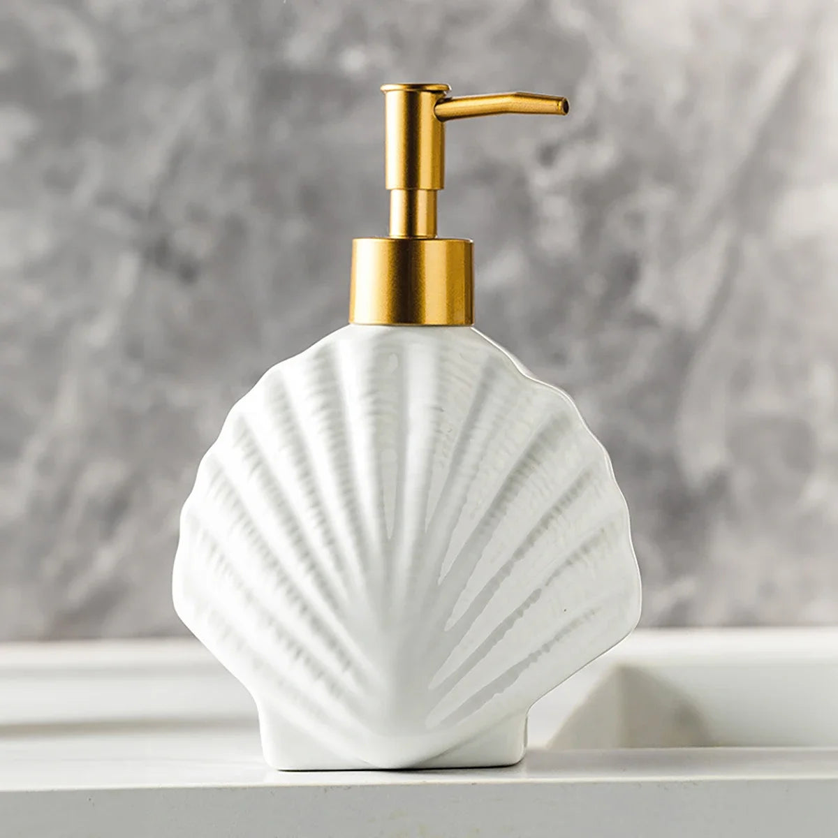 Keramik Seifenspender – Retro Ozean Stil, 18cm