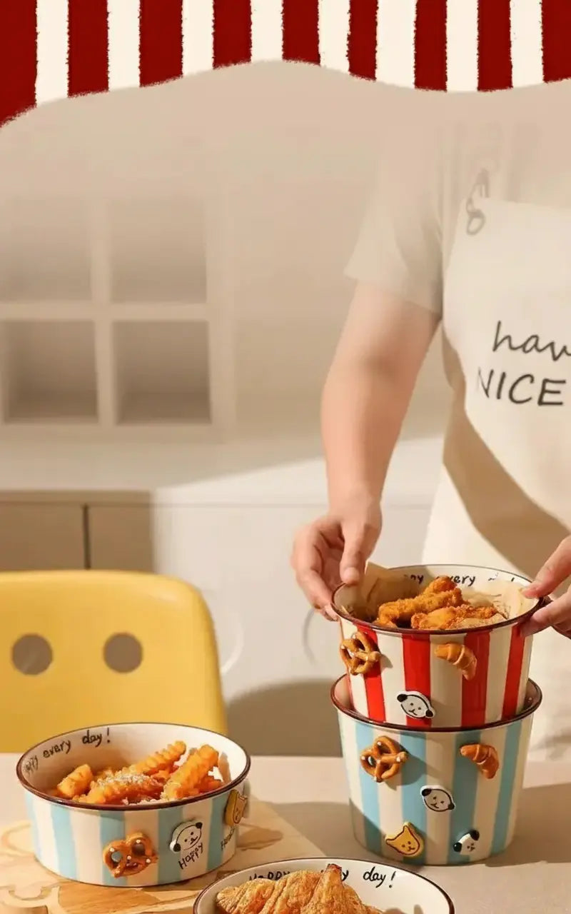 Keramik Snackschalen – Bone-China Design