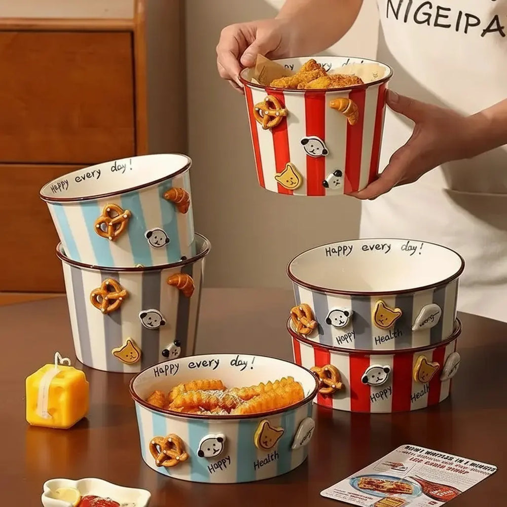 Keramik Snackschalen – Bone-China Design